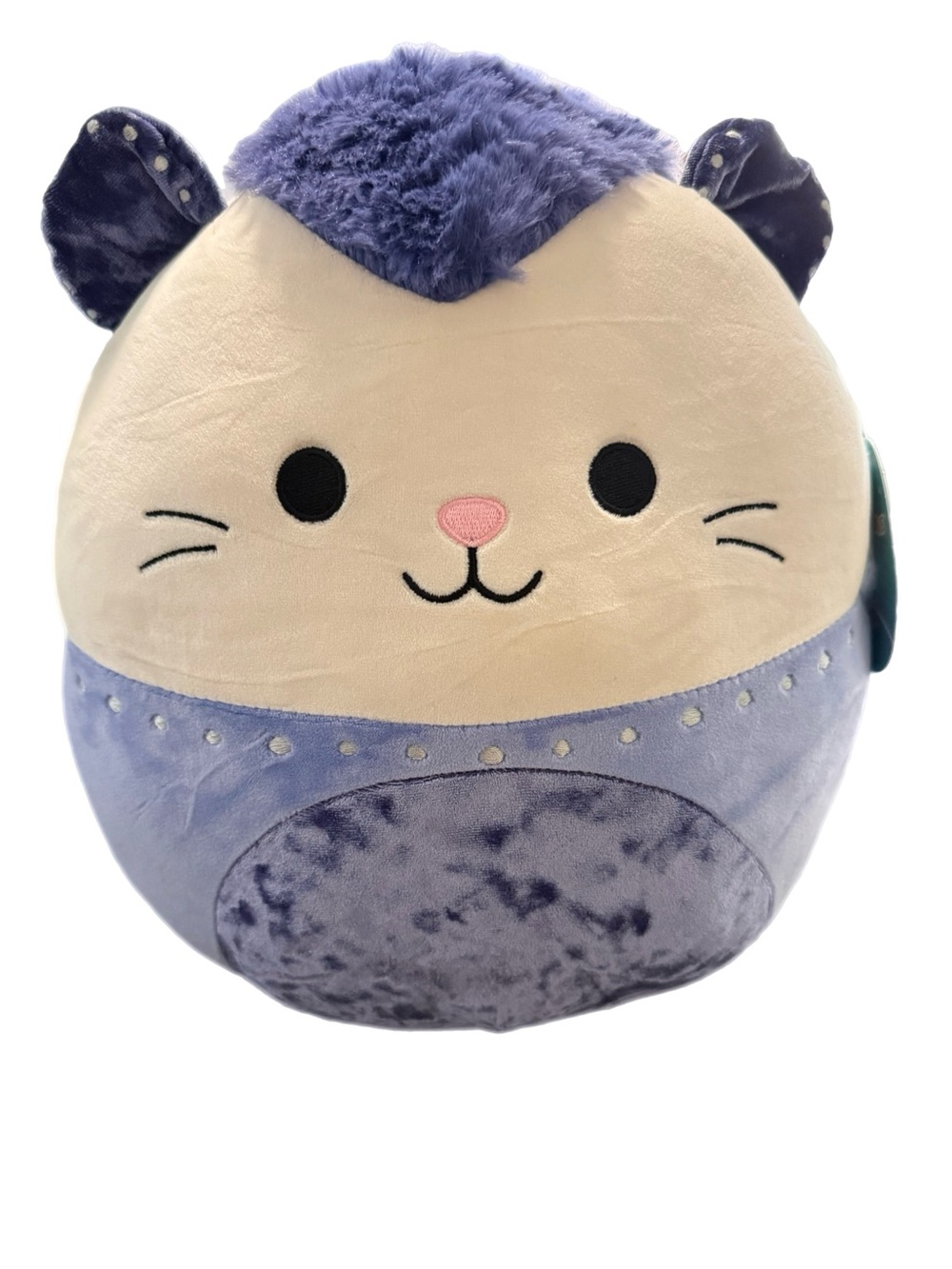 Squishmallows Blanche the Possum Purple Cream Plush 12” NWT